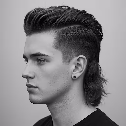 Mullet Moderno Masculino